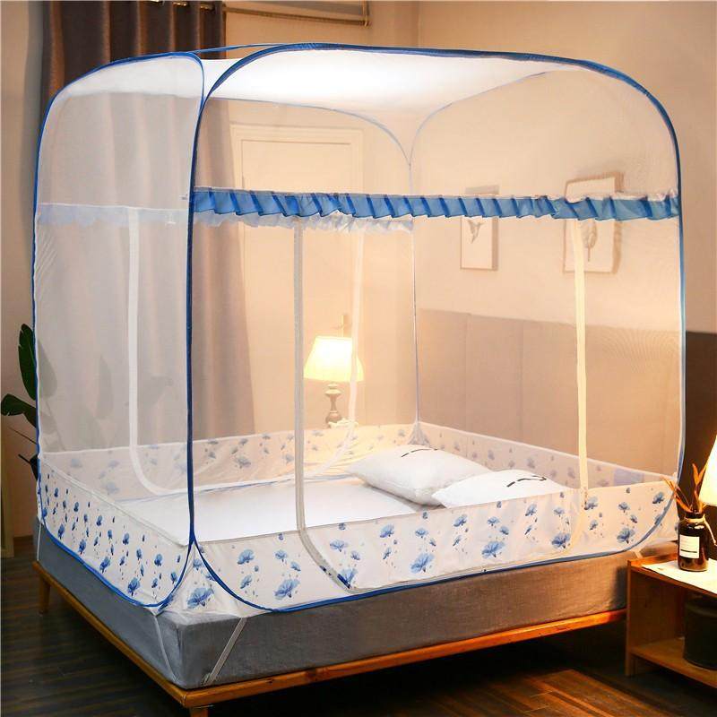 新款家用学生宿舍榻榻米蚊帐15m床蒙古包透明密防蚊寝室床帘单人