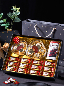 德芙情话巧克力德芙2023礼盒德福情话巧克力告白情人节礼物创意