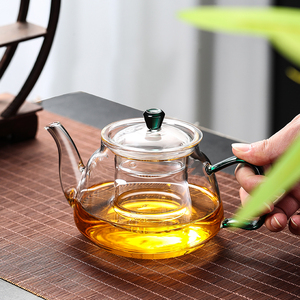 玻璃茶壶加厚耐高温养生茶壶泡茶家用过滤电陶炉煮茶壶茶具套装