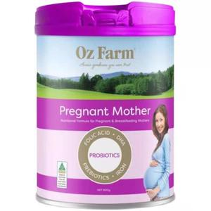 澳洲Oz Farm ozfarm 孕妇奶粉孕期哺乳期营养900g含叶酸直邮23-12