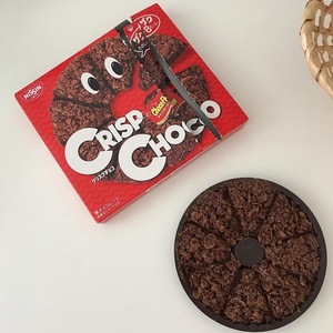 日本进口零食CISCO日清巧克力麦脆批玉米片牛奶饼干网红爆款50g