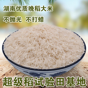 湖南农家大米超级稻试用田富硒大米南方籼米5斤包邮