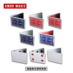 AMOR扑克 Bicycle 美国原装特殊牌魔术单车牌扑克牌 字字红白蓝白