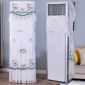 格力美的方形空调防尘罩客厅柜机盖布大3P5P奥克斯立式柜式空调套
