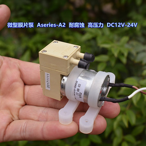 微型膜片泵 Aseries-A2 耐腐蚀 高压力 DC12V-24V 自吸泵 隔膜泵