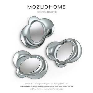 MOZUO墨佐意式现代装饰镜轻奢高级创意异型壁镜ins客厅餐厅艺术镜