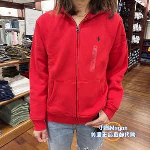 Polo Ralph Lauren拉夫劳伦男童经典马标连帽加绒开衫卫衣外套60