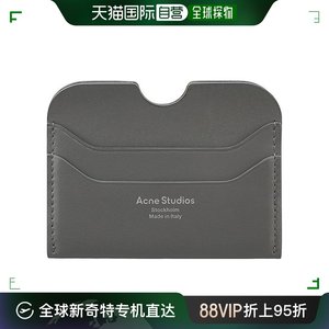 韩国直邮Acne 钱包 )23SS/CG0193/AA3/标志/卡片/盒子/深灰色