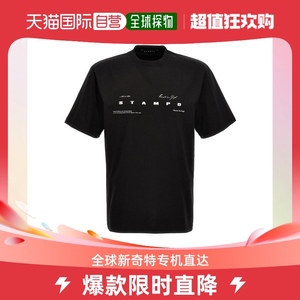 韩国直邮STAMPD23FW短袖T恤男SLAM3248TEBLKBlack
