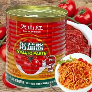tomato paste天山红新疆番茄酱特意面浓缩膏西餐添加850克罐装