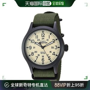 【日本直邮】日本进口TIMEX 男子远征军40手表绿色/黑色/奶油色