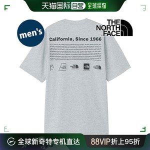日本直邮THE NORTH FACE 男式短袖历史标志T恤[NT32407-Z SS24] T