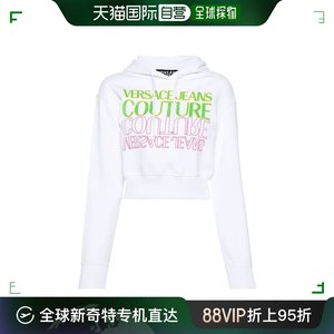 香港直邮Versace Jeans 范思哲 女士 连帽长袖卫衣 76HAIC01CF00C