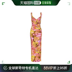 香港直邮Pinko V领无袖连衣裙 103286A1PC