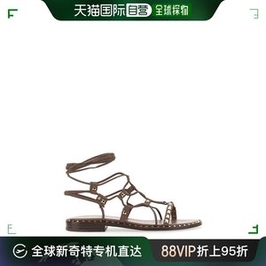 香港直邮Ash 艾熙 女士 铆钉装饰踝带凉鞋 PALOMA02COMBOBMOROARI