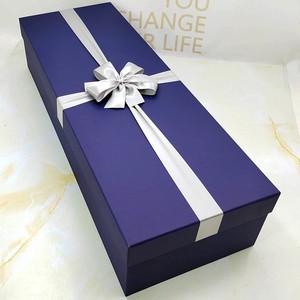 高档深蓝色精美礼品盒超长球杆网球拍包装盒二胡吉他礼物盒子定制