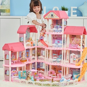 公主娃娃屋7过家家玩具女孩城堡大号益智别墅小房子儿童9生日礼物