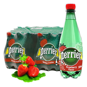 法国Perrier巴黎水进口气泡水 500ml*24瓶 西柚/草莓/桃子【qyg】