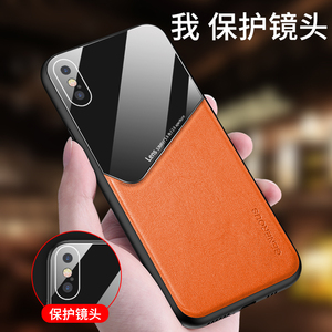 适用苹果x手机壳玻璃iphone Xs Max保护套i硅胶ip软硬壳iPhoneX男女xsmax全包防摔xmax潮xr新款xs外壳子平果