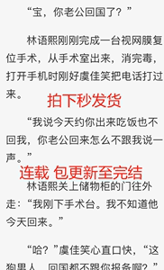 包更新269林语熙周晏京/林洛桑裴寒舟小说深情诱引 宝你老公回国