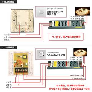 恒压-遥控可控硅LED可调灯带家用调光010V变压器电源灯箱24V12V