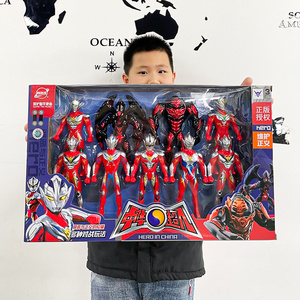 正版授权中华超人儿童玩具模型迪加百变咸蛋卡片投影声光奥特曼