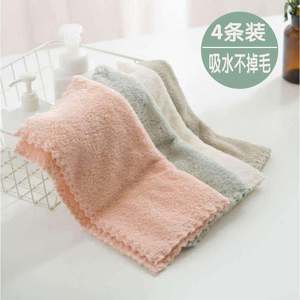 毛巾学生可爱婴儿新生宝宝手帕家用小方巾少女士随身韩国洗脸手巾