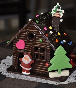 圣诞屋模具 diy手工巧克力小房子 儿童立体姜饼屋拼装烘焙塑料模