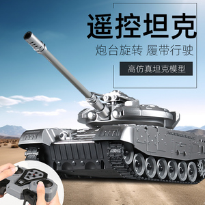 遥控坦克汽车履带99式儿童充电动越野虎式装甲车模型男孩新年玩具