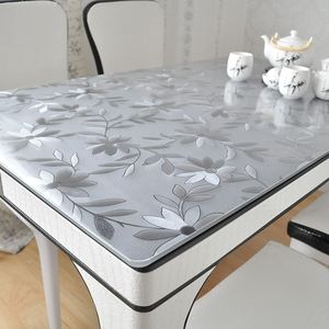 歺桌垫隔热垫吃饭耐热饭桌布四方防烫长方形防卓面透明胶家用台面