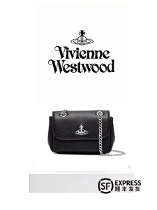 代购Vivienne Westwood 西太后包土星链条小方块包斜挎单肩包小号