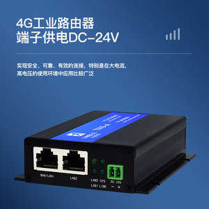 T310A力必拓4G无线工业级路由器全网通插卡联网DTU百兆网口户外监控传输CPE