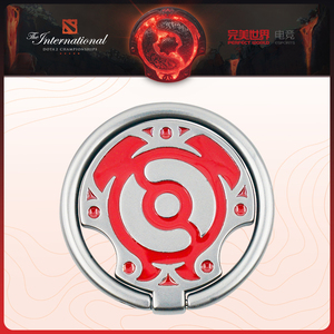 DOTA2 TI11新品手机支架LOGO不朽盾 力丸金属指环扣 强力粘挂钩