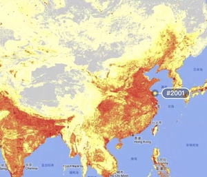 2000-2022年中国逐年人口密度栅格1990-2022年中国降雨量栅格数据