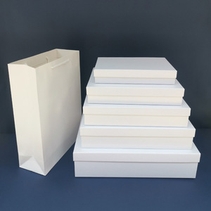 白色礼品盒空盒子大号礼物盒长方形装衣服包包礼盒包装盒高档定制
