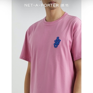 JW Anderson 春男贴花棉质平纹布T恤NAP/NET-A-PORTER颇特