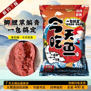 钓王今天吃鱼饵料野钓鲫鱼一包搞定腥香钓饵打窝料鲤草鱼黑坑专用