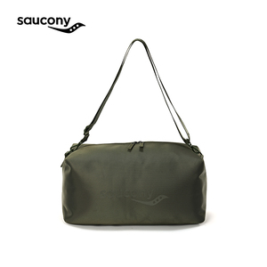 Saucony索康尼跑步运动单跨包斜挎包时尚男女单肩胸包学生通勤包
