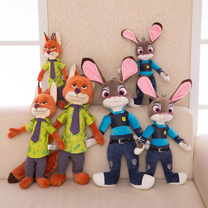 朱迪兔公仔玩偶迪士尼毛绒玩具布娃娃儿童狐狸尼克兔子疯狂动物城