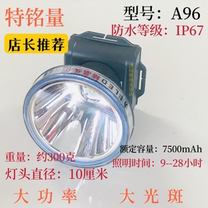 特铭量TML-A96大功率强光LED长续航充电锂电防水头戴灯