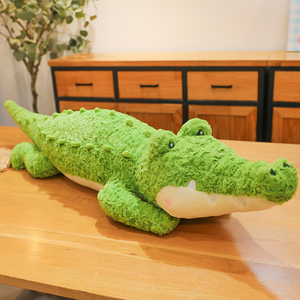 可爱仿真鳄鱼恐龙毛绒玩具公仔娃娃女孩床上睡觉抱枕玩偶大号超软