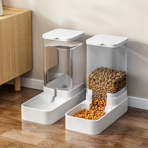 猫狗饮水机自动喂食器超大容量猫碗狗食盆宠物喝水碗流动水投喂器