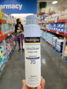 美国直邮 Neutrogena露得清无油防晒喷雾SPF70 141g