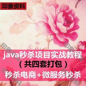 springboot秒杀项目实战java高并发秒杀商城视频教程秒杀平台系统