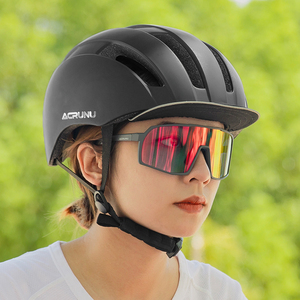 夏季自行车骑行头盔女城市通勤超轻透气帽子男电瓶山地单车安全帽