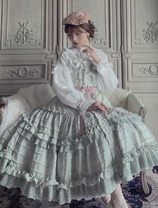 现货爱丽丝午后花园-lolita洋装-原创华丽Cla洛丽塔茶会优雅JSK