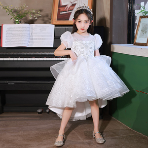 超仙儿童礼服花童婚礼蓬蓬裙夏女童生日公主裙子主持人钢琴演出服