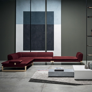 意迪生布艺沙发意式极简沙发家具组合现代简约轻奢FX9013