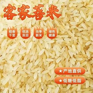 客家熟米五华菩米主食杂粮低升糖大米新米糖尿人专用蒸谷米土特产
