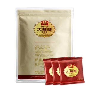 大益普洱茶 2021年九级散茶400g 陈香熟茶 50袋/包便携散装茶袋装